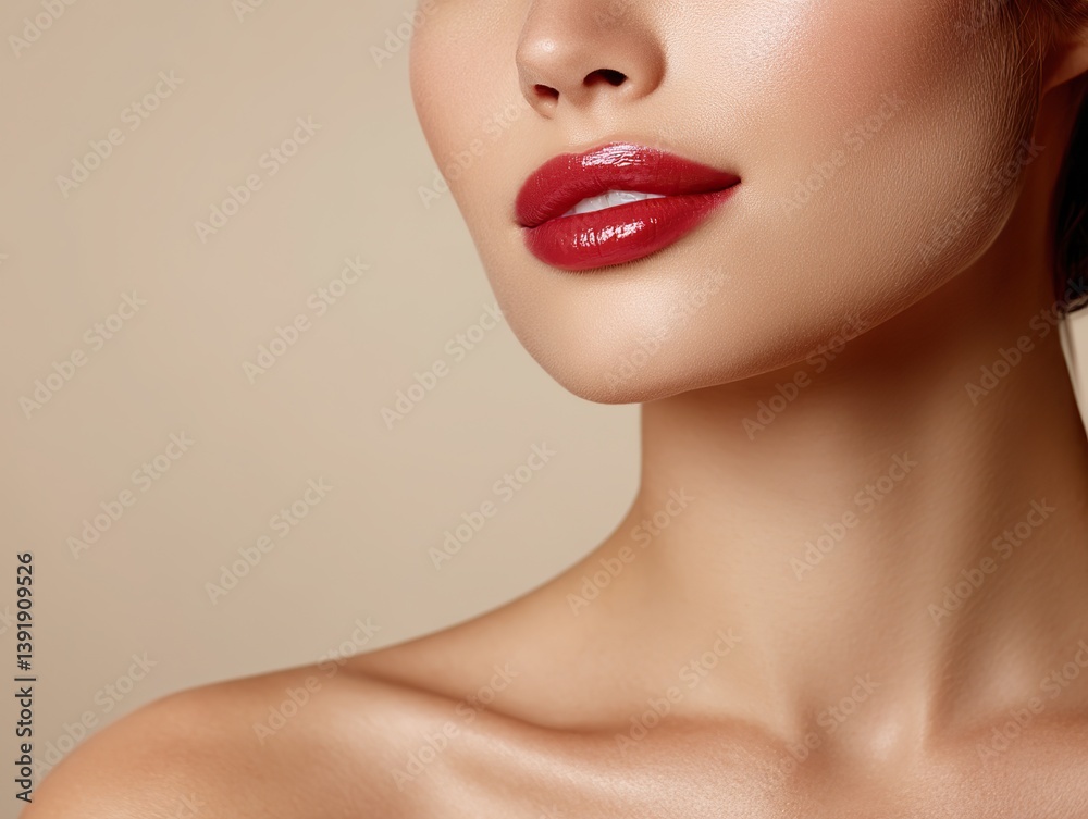Close-up of the model's shoulder and neck area, creating an elegant look, is suitable for high-resolution advertisements for luxury beauty products with reproduction space and an emphasis on quality. Close-up of the model's shoulder and neck area, creating an elegant look, is suitable for high-resolution advertisements for luxury beauty products with reproduction space and an emphasis on quality.