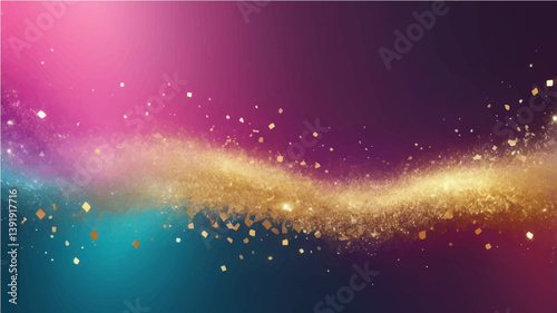 Beautiful abstract shiny light and glitter background