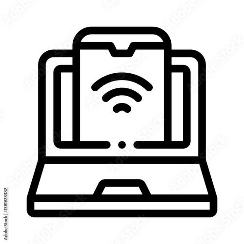 devices line icon