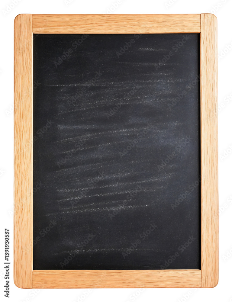 Clean Empty Blackboard Wooden Frame Neutral Background Ready for Message. AI Generated Clean Empty Blackboard Wooden Frame Neutral Background Ready for Message. AI Generated