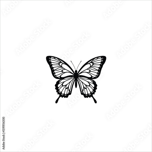Wallpaper Mural Butterfly Silhouette, Flying Butterfly, Butterfly Clipart, Butterfly Vector, Butterfly Icon, Butterfly Shape, Butterfly Outline, Butterfly Drawing, Butterfly Image, Butterfly Art, Butterfly Design, Bu Torontodigital.ca
