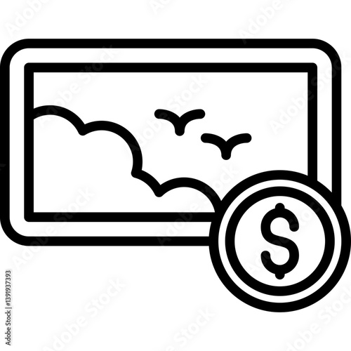 Auction Icon Vector Element