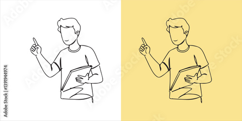 Their work takes shape through continuous single-line art, a minimalist yet expressive technique that captures movement and fluidity in their thought process. The uninterrupted strokes symbolize.