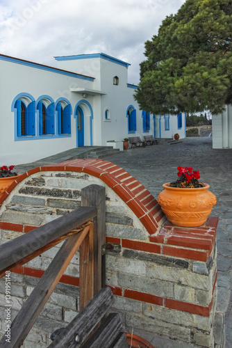 Saint Nicholas Monastery in Porto Lagos, Greece photo