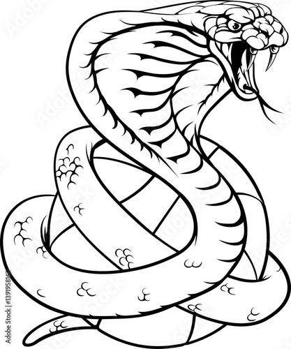Cobra Snake Basketball Anim...