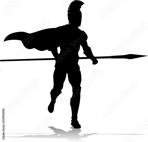 Spartan Silhouette Gladiato...