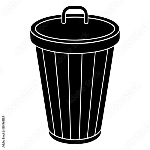 vector trash can icon