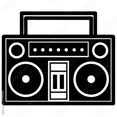 retro audio cassette player