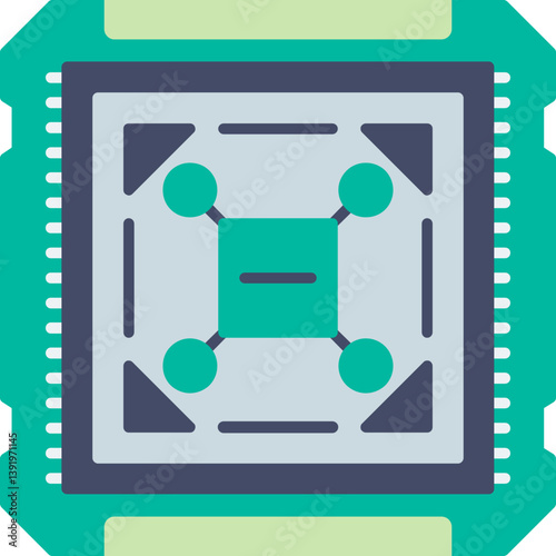 Networking Chip Icon