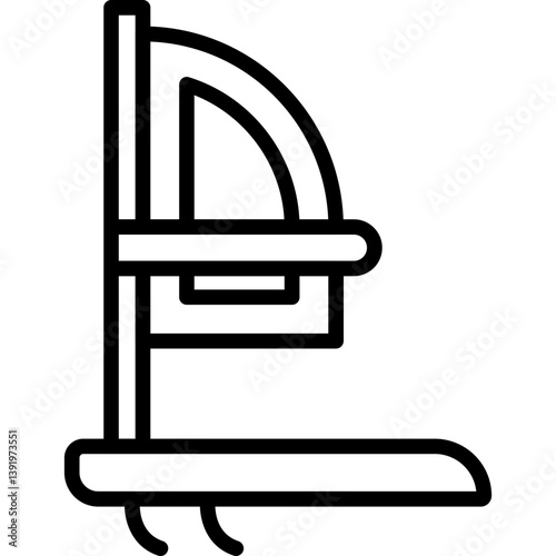 Windsurf Icon Vector Element