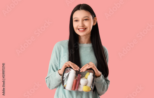 Teenage girl with transpare...