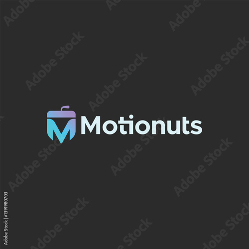 Motionuts Logo – Dynamic Branding for Motion Graphics, Video Editing, and Creative Digital Studio
