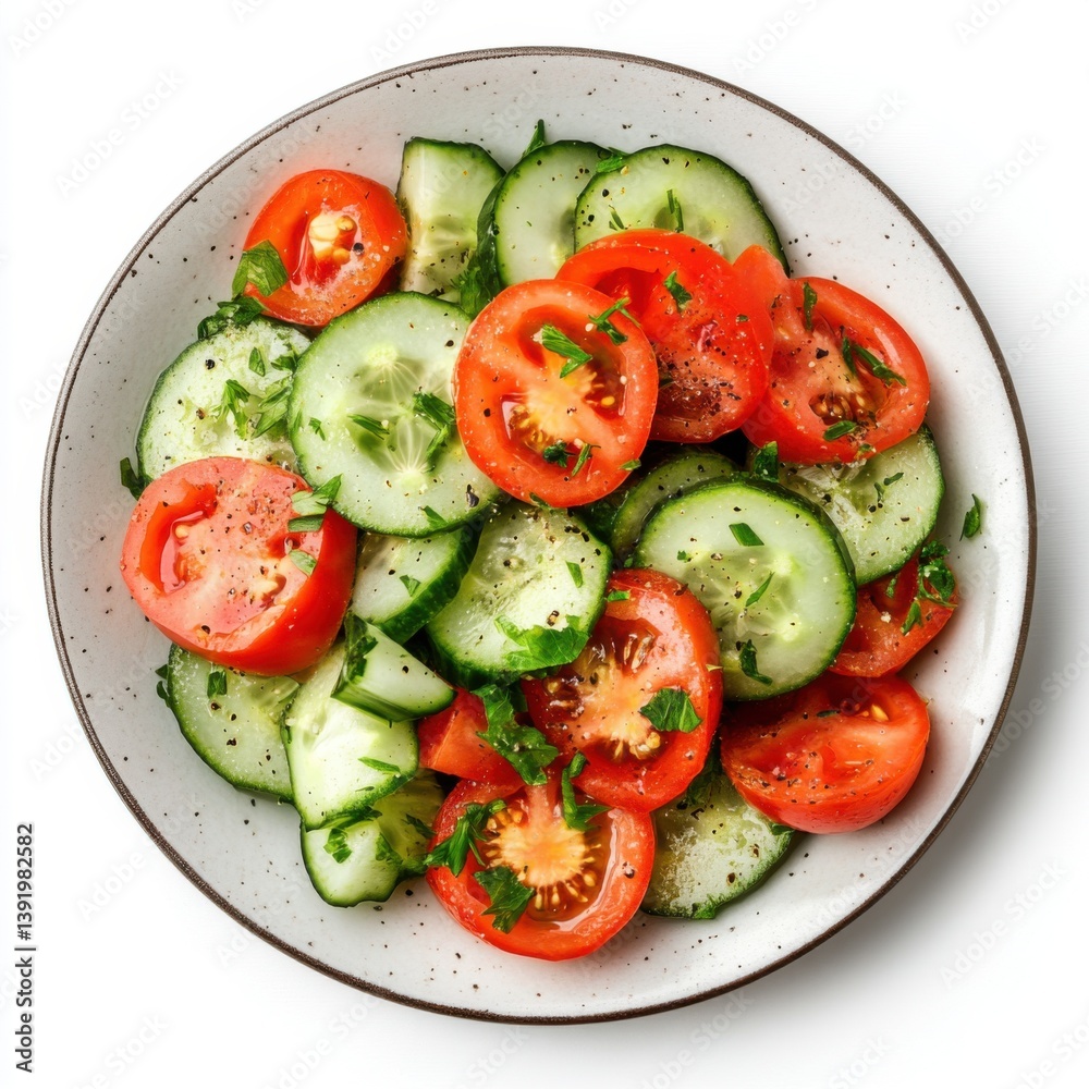 Cucumber Tomato Salad with Crisp Refreshment Cucumber Tomato Salad with Crisp Refreshment