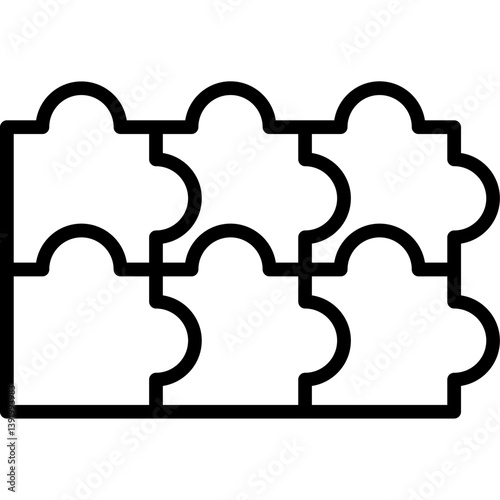 Puzzle Icon Vector Element