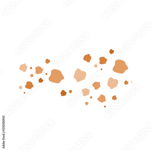 Mushroom spores Illustration