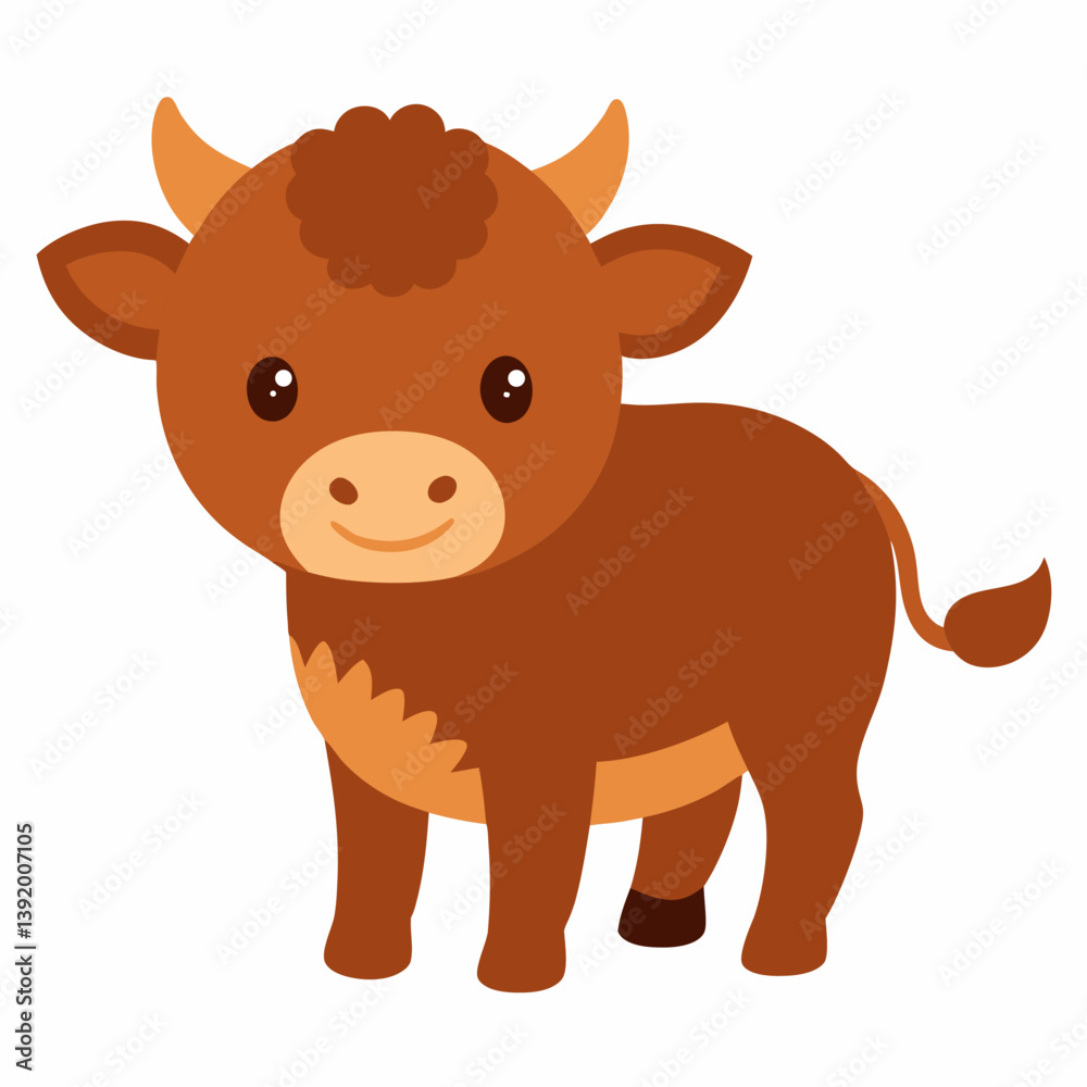 Fototapeta premium baby cow picture 