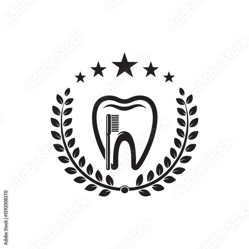 dental care vector silhouette clip art illustration