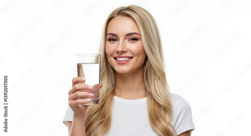 Hydration Happiness A Refreshing Moment AI Generated Hydration Happiness A Refreshing Moment AI Generated