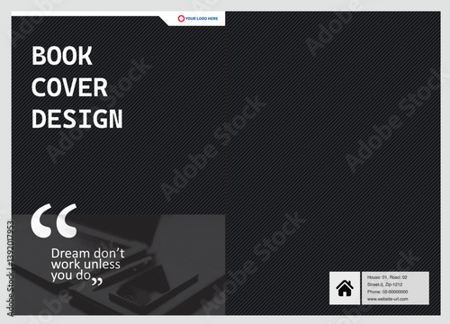 Modern Book Cover Design – Creative Template for Fiction, Non-Fiction, and Self-Publishing Projects