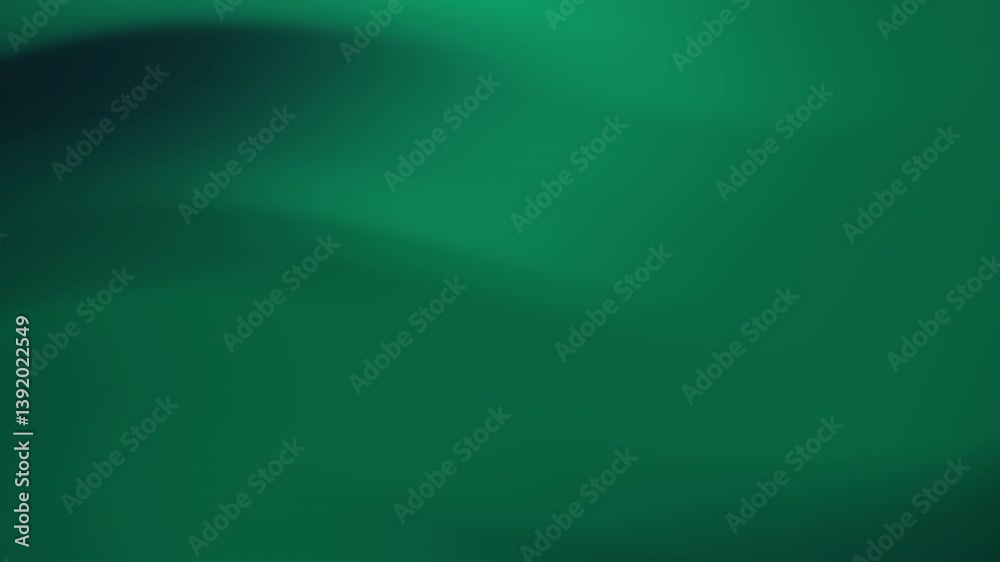 Plain green background.