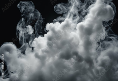 white abstract black background smoke shapes form configuration gloomy creative dark dusky blaze fume design gleam clouded flow gas blur fog appearance empty blank freely concept dingy bleak