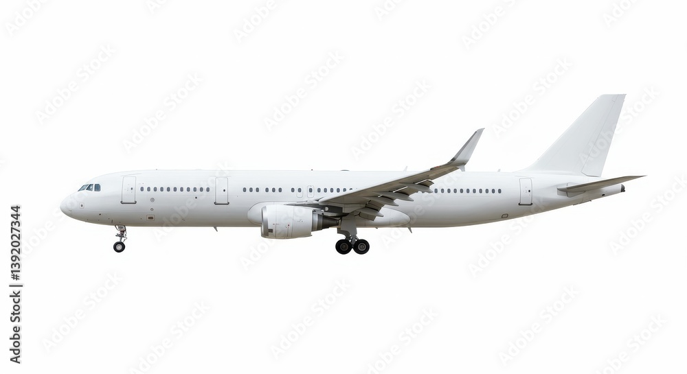Commercial airliner white aircraft jet Commercial airliner white aircraft jet