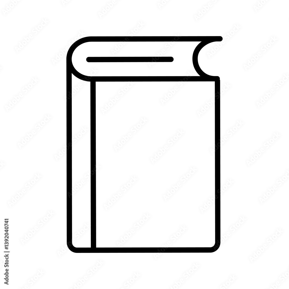 Book collection icons. Linear and black style. Vector icons. Book collection icons. Linear and black style. Vector icons.