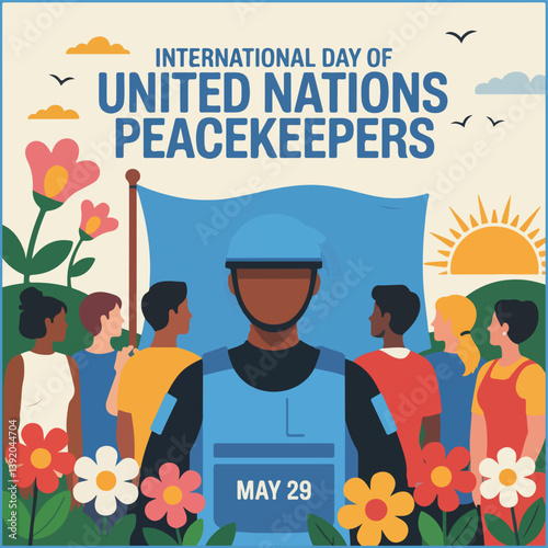 Honoring global peacekeepers' dedication to maintaining peace and security worldwide.