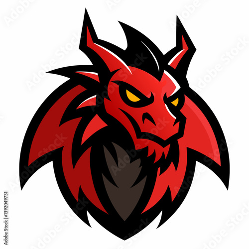 Mystic Dragon mascot logo
