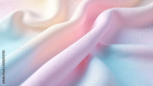 soft pastel fabric colorful shiny appearance delicate