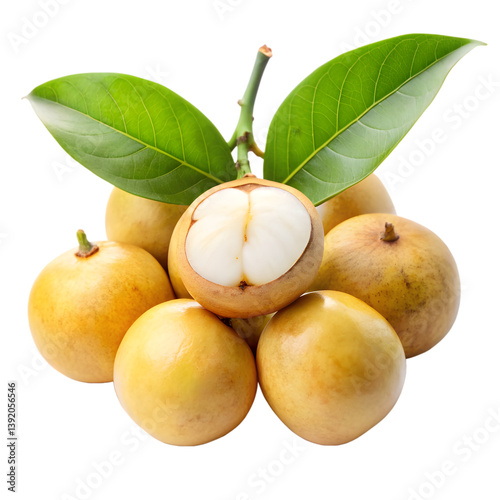 Mangaba fruit isolated on transparent background 