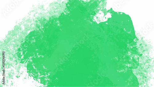 Obraz na płótnie Green watercolor background with copyspace for your design. vector. w salonie