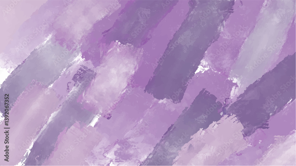 Purple watercolor background with copyspace for your design. vector.
