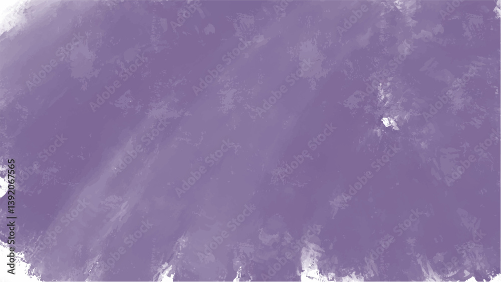Purple watercolor background with copyspace for your design. vector.