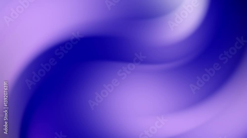 Abstract Swirling Purple and Blue Hues: A Serene Digital Art Piece