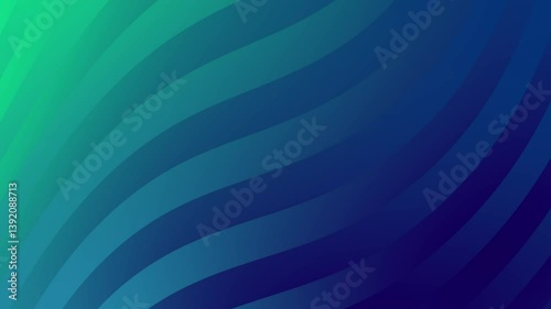 Abstract Teal and Blue Gradient Wave Background