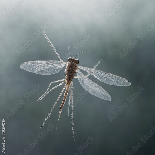 dragonfly on a branch