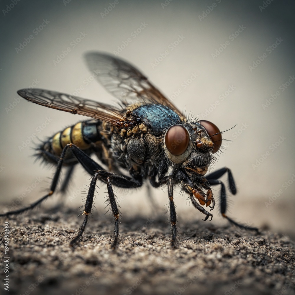 close up of a fly close up of a fly