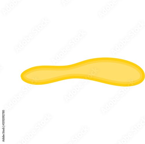 puddle of honey, urine or gasoline liquid. Vector illustration.