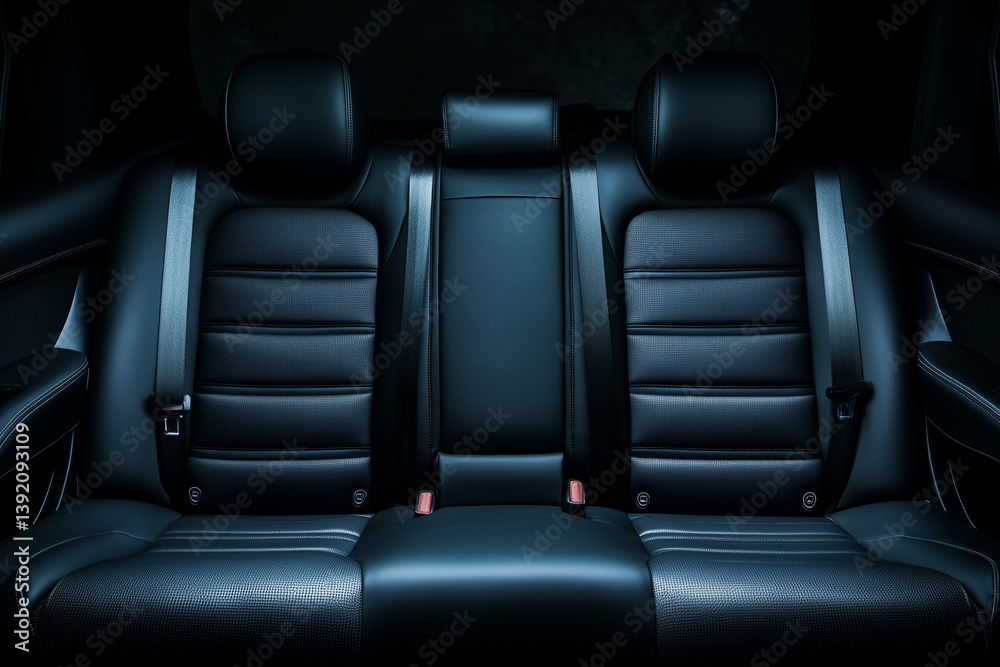 Fototapeta premium Exclusive VIP Auto Cabin with Ergonomic Design