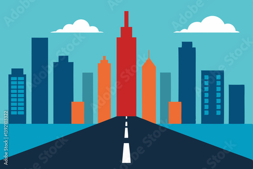 road in the city
