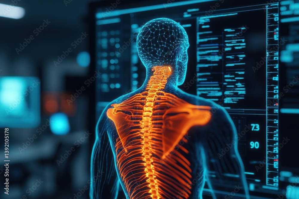 Exploring human anatomy visualization medical lab digital graphics scientific environment detailed viewpoint Exploring human anatomy visualization medical lab digital graphics scientific environment detailed viewpoint