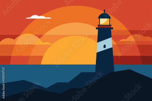 lighthouse on the beach