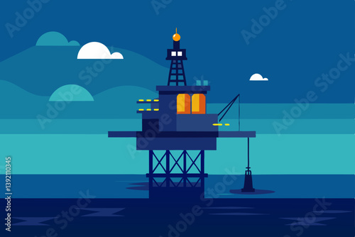 lighthouse in the night