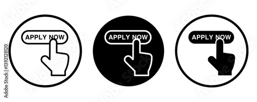 Apply Icon, Apply Now Icon

