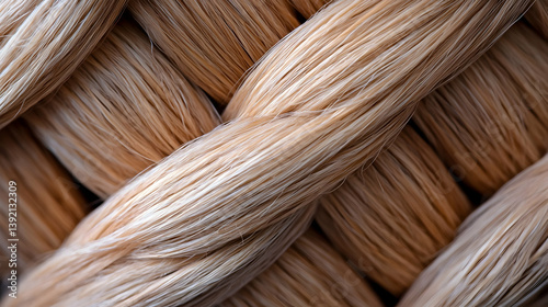 Intricate Close-Up of Handwoven Basket Texture