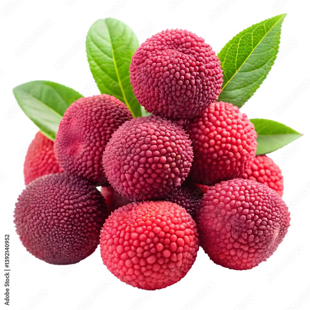 Yumberry fruit isolated on transparent background Yumberry fruit isolated on transparent background