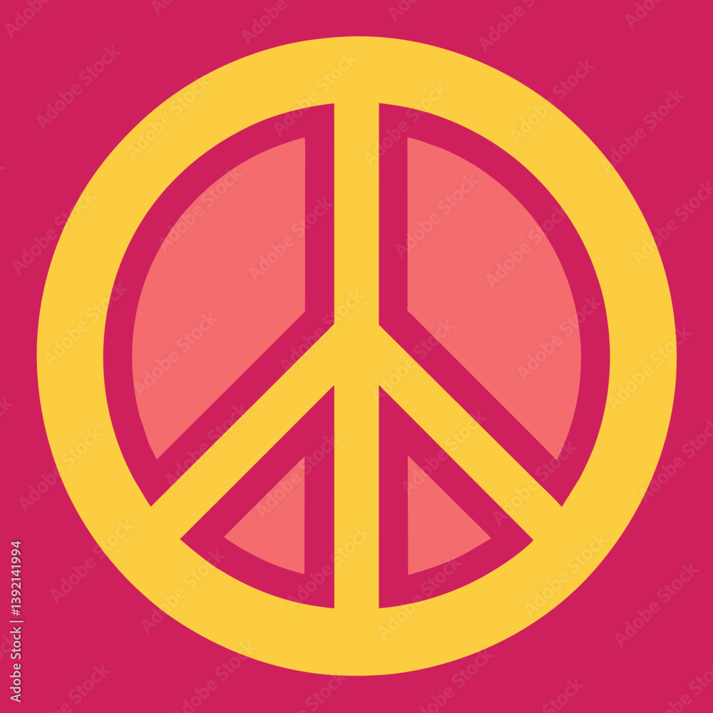 peace sign, peace symbol, vector illustration peace sign, peace symbol, vector illustration