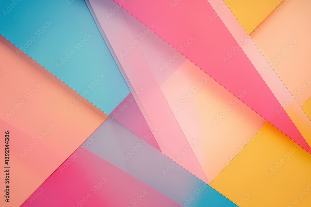 Abstract geometric shapes, vibrant colors Abstract geometric shapes, vibrant colors