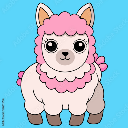 cute alpaca llama kawaii